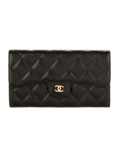 chanel classic flap wallet with chain|Chanel classic long flap wallet.